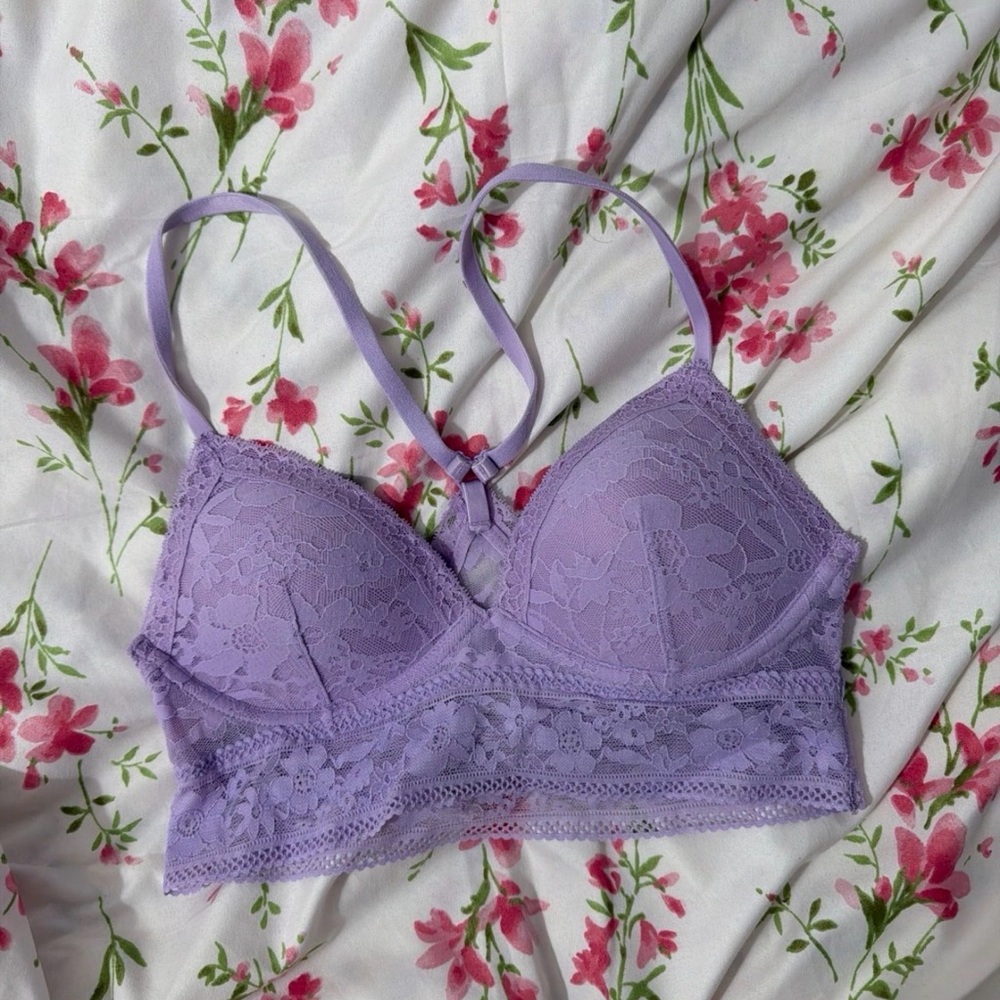 Lavender Lace Bralette Victoria secret small